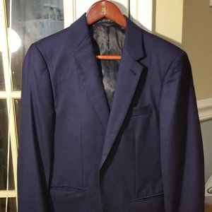 Navy blue Indochino suit - original price $500